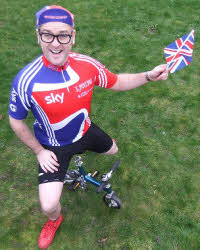 Olympic comedy cyclist