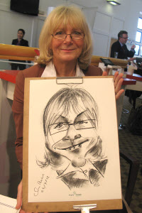 caricaturist Chris Pavlick Bristol