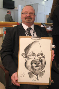 Chris Pavlick caricaturist from aurorascarnival.co.uk