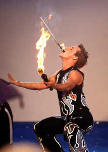Flame Oz fire eating