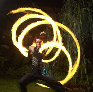 Flame Oz, fire performers for Cultural events.