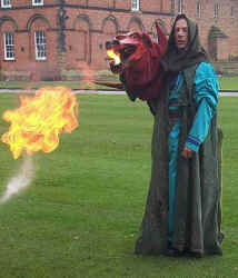 Dimart the Fire Breathing Dragon.