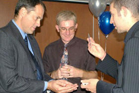 Alex, magician for corporate events, trade shows, product launches etc