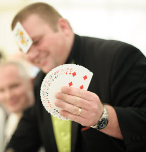 Paul Grundle magician from Aurora's Carnival