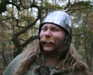 Iron Age re-enactor