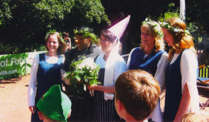 Simple Tom gets married in Sherwood Forest