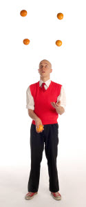 5 ball juggling