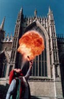 Fire Breathing from a Celtarabia fire performer.