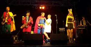 Scratch the Cat add a bit of fun with their costumes.