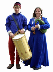 Minstrels Gallery medieval duo