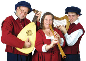 Minstrels Gallery Tudor trio