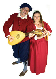 Minstrels Gallery Tudor duo