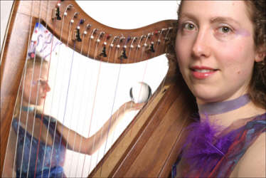 Crystal Music Box - Celtic Harp and contact juggling