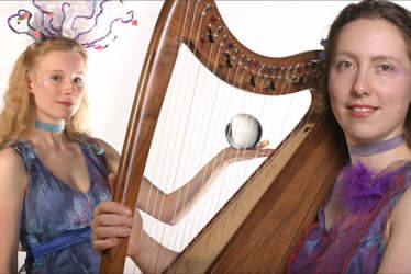 Crystal Music Box - contact juggling and celtic harp