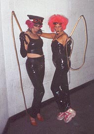 The Faster Pussycats are wicked with their whips.