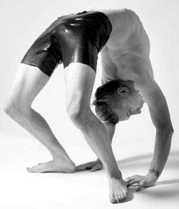 Rubber Ritchie backbend. Photo coyright Roy Shakespeare.