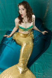 Gold mermaid