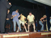 It's easy to be a guitar hero when you are hypnotised.
