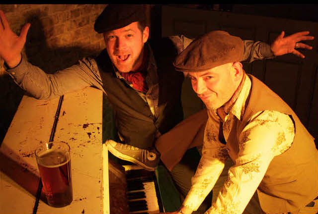 The Gents..Cockney pub and street musicians