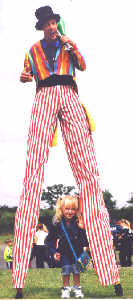 Kris entertains at the Nissan Family Fun Day in Sunderland. Photo courtesy of the Sunderland Echo.