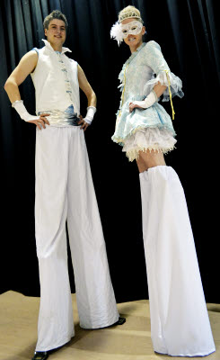 Foolish rogues stiltwalkers
