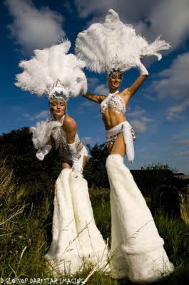 Rio Meddling Pixies stilt walkers