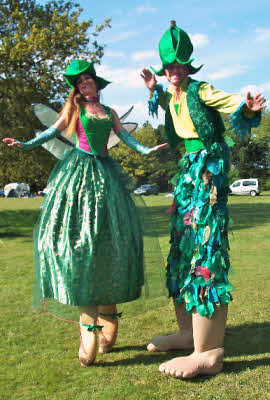 Forest Sprites stiltwalkers