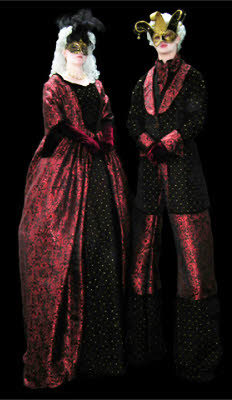 Venetian stilt walkers