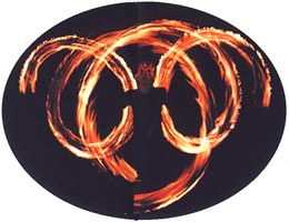 Fire shows from Ms Mop.