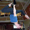 Another trapeze position from Toni - the splits.