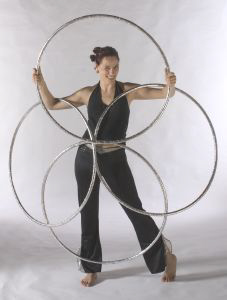 Annette Gliwa, Hula Hoop performer from Auroras Carnival