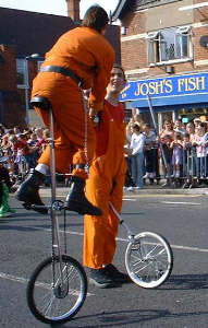 The unicycle convicts