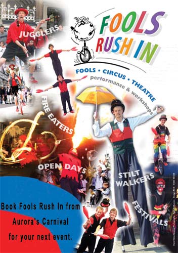 Some of the entertainment provided by Fools Rush In.