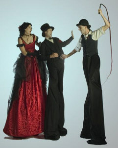 Stiltwalking Victorians