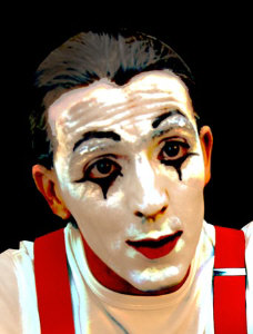 Paul is an accomplished mime