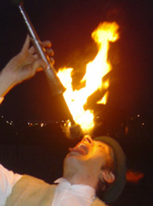 Urban Circus fire eating