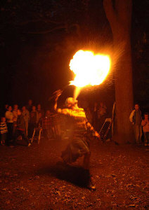 Urban Circus fire breather