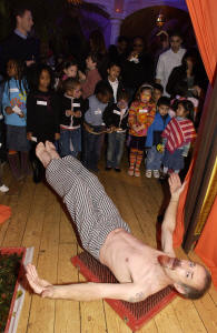 Mustapha Payne on the Bed of Nails