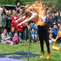 Straitjacket Circus, fire, bede of nails, broken glass, sword swallowing.. from circusperformers.co.uk and Auroras Carnival