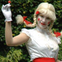 Molly Dolly, the human statue  from circusperformers.co.uk and Auroras Carnival