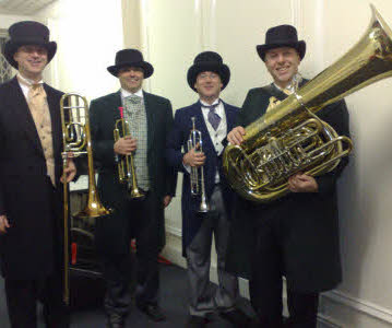 Victorian Brass Band from circusperformers.co.uk and aurorascarnival.co.uk