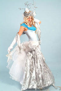 The Ice Queen visits at Christmas.