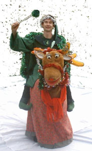Sigmund the Singing Reindeer  from circusperformers.co.uk and Auroras Carnival